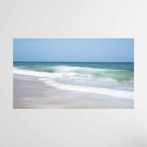 Martha’s Vineyard Artwork, South Beach, Martha's Vineyard, Beach Waves, Photography, Canvas Wall Art, Coastal Home Decor, Ocean Waves