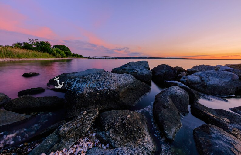 Head's Beach Views Jamestown RI Narragansett Bay Etsy