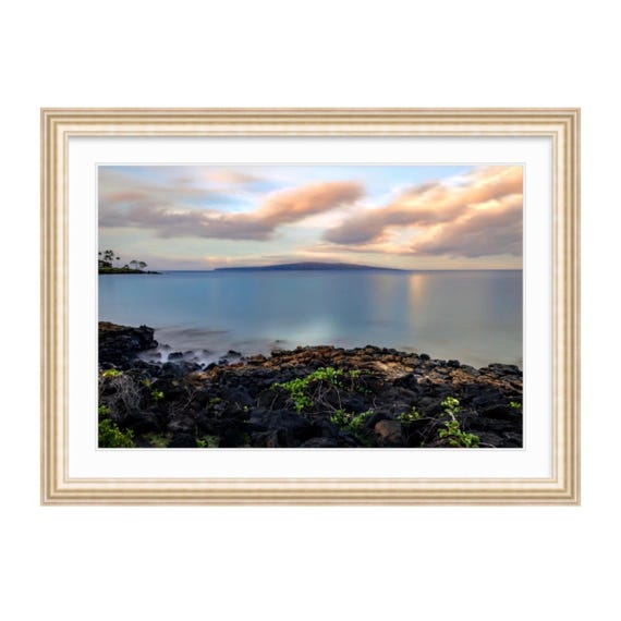 Wailea Beach Path, Maui Hawaii Photograph: Coastal Seascape Art Print