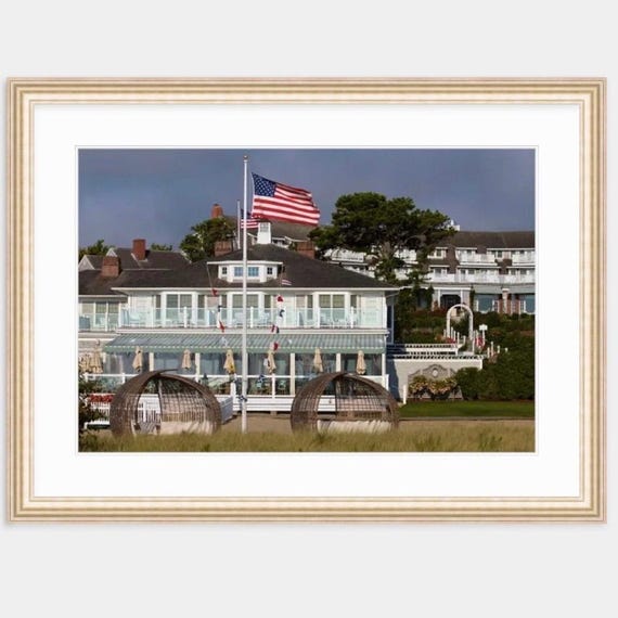 Chatham Bars Inn Cape Cod Art: Framed Coastal Cape Print