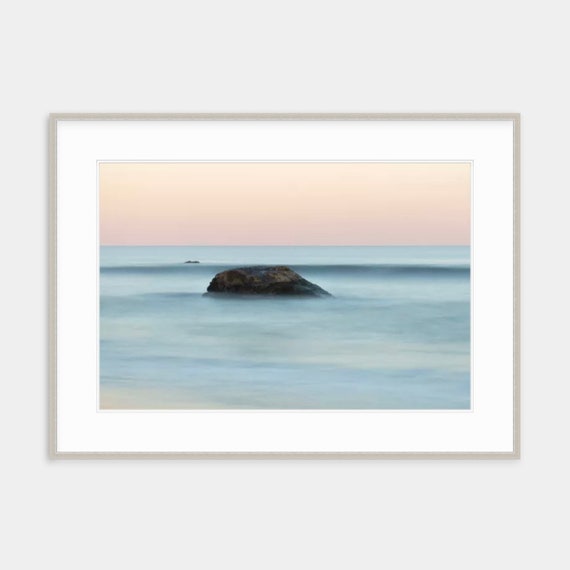 Narragansett Artwork, Scarborough Beach, Narragansett, Rhode Island, Fine Art Canvas, Seascape, Coastal Home Decor, Coastal Wall Art, RI