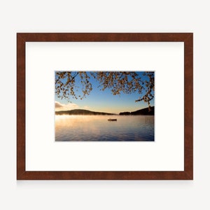 Gift Boxed, Framed Art, Lake Winnipesaukee, Meredith, New Hampshire, Framed Print, Lake Winnipesaukee Gift, Art, Gift, Lake House Decor,Dock