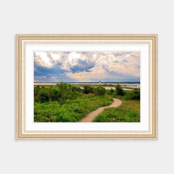 Edgartown Lighthouse, Photograph, Nautical, Beach, Edgartown, Martha’s Vineyard, Ocean, New England, Lighthouse, Coastal Decor, Art,Artwork