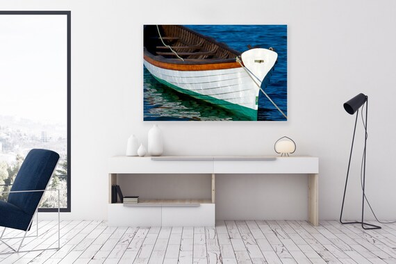 Martha’s Vineyard Artwork, Vineyard Haven, Canvas, Photography, Nautical, Art, Martha's Vineyard, New England, Coastal Decor, Boat, Artwork