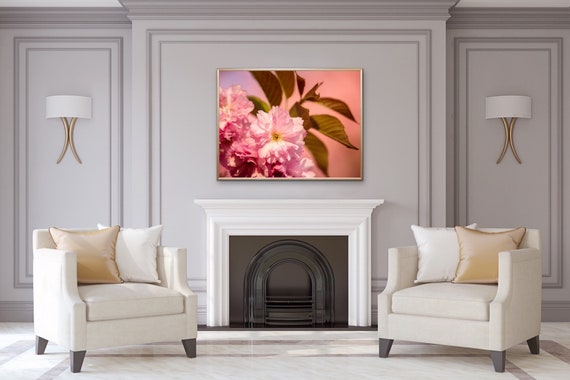 Flower Art, Cherry Blossoms, Rhode Island, Fine Art Canvas, Artwork, Cherry Blossom Artwork, Floral, Floral Photography, Summer, Garden, Art