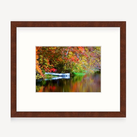 Gift Boxed, Framed Art, Shannock, Rhode Island, Boat, Framed Print, Rhode Island Gift, Art, Gift, Autumn Art, RI, Wall Art, Photograph, Home