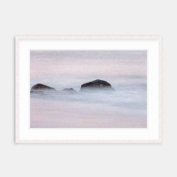 Narragansett Artwork, Scarborough Beach, Narragansett, Rhode Island, Fine Art Canvas, Seascape, Coastal Home Decor, Coastal Wall Art, RI