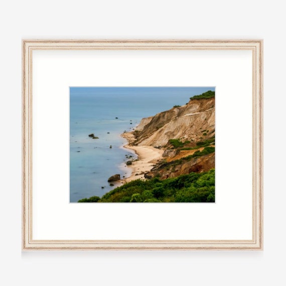 Gift Boxed, Framed Art, Gay Head, Aquinnah, Gay Head Cliffs, Martha’s Vineyard, Framed Print, Coastal, Wall Art, Gift, Art, MV, Beach, Ocean