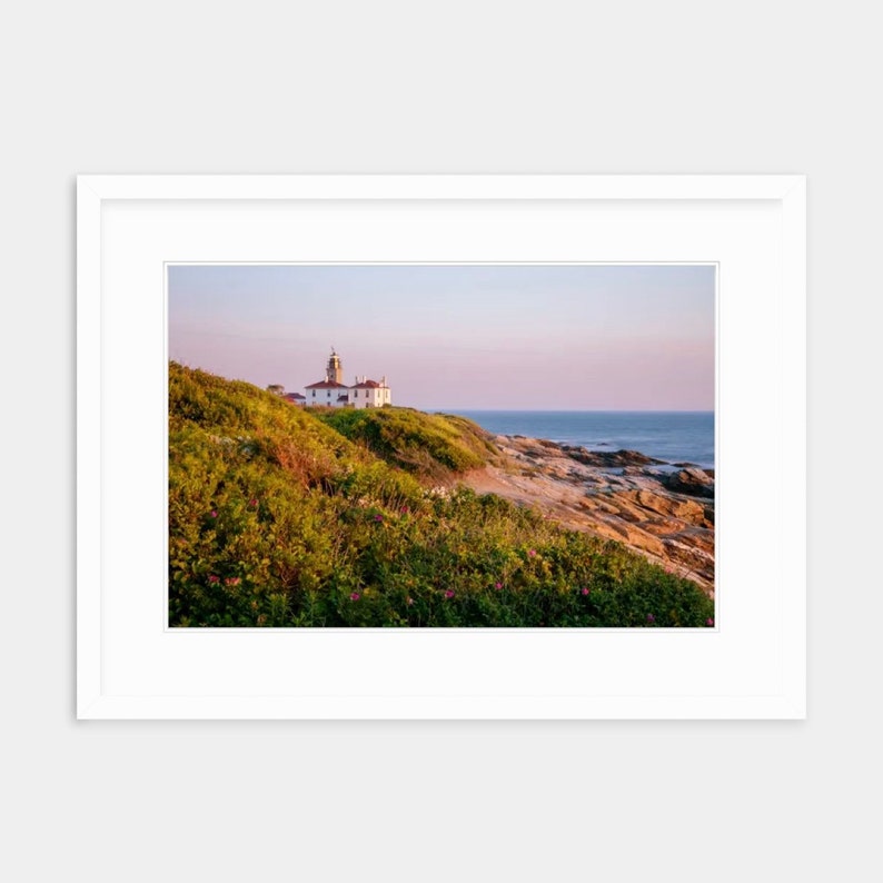 Beavertail Lighthouse, Jamestown, Rhode Island, Fine Art, Canvas, Artwork, New England, Seascape, Coastal, Rhode Island Photography,Nautical image 7