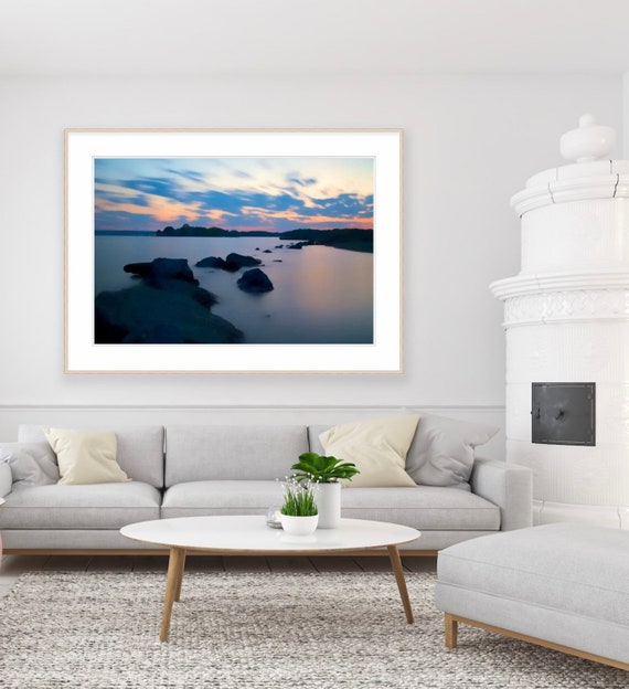 Sunset, Oakland Beach, Brushneck Cove, Warwick, Rhode Island, Seascape, Coastal, Coastal Decor, Artwork, Photography, Narragansett Bay, RI