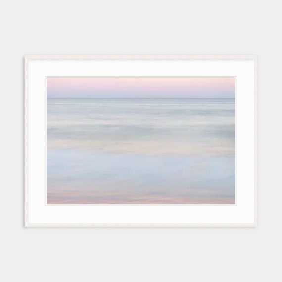 Narragansett Photograph, Scarborough Beach, Rhode Island, Beach Art, Beach Photography, Coastal Wall Art, Coastal Decor, Pastel Art, RI