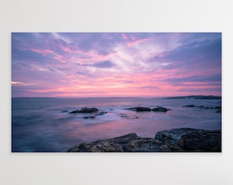 Lienzo costero de Newport, Rhode Island: Ocean Drive Fine Art