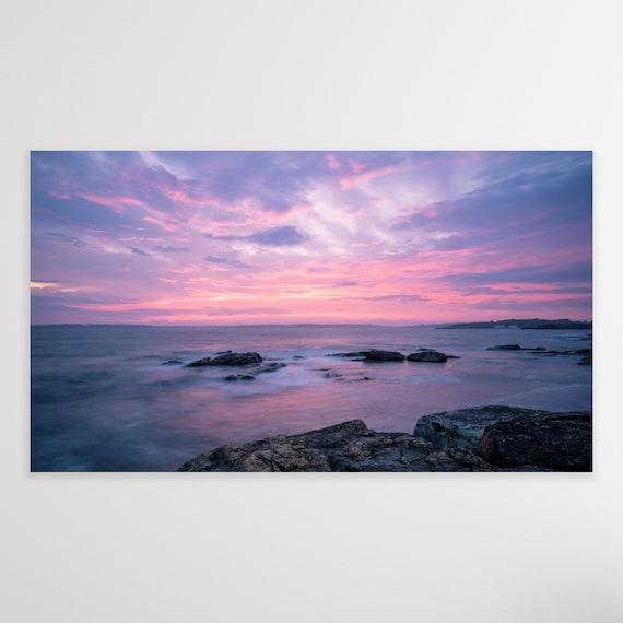 Newport Artwork, Ocean Drive, Newport, Rhode Island, Canvas, Fine Art, Photography, Wall Art, Home Decor, Sunset, Ocean, Seascape, Coastal