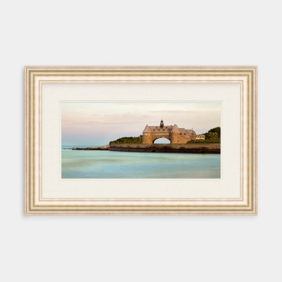Rhode Island Artwork, Narragansett Towers, Narragansett Beach, Rhode Island Photography, New England Artwork, Coastal Home Decor, Canvas Art