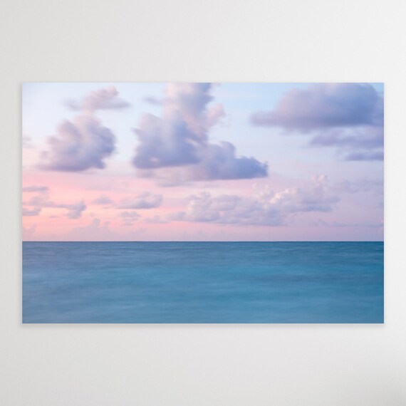 Grace Bay, Turks and Caicos, Canvas, Turquoise, Wall Art, Coastal Decor, Caribbean Artwork, Turks and Caicos Art, Artwork, Ocean, Sunset,TCI