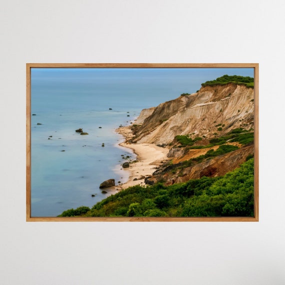 Coastal Wall Art, Coastal Print, Gay Head Cliffs, Aquinnah, Martha's Vineyard, Beach Photograph, Coastal Artwork, Beach Photo