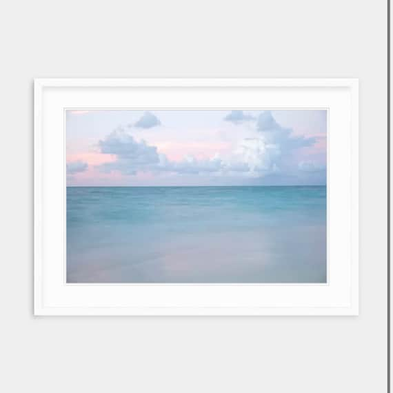 Turks and Caicos, Framed Art, Grace Bay Beach, Framed Print, Coastal, Turks and Caicos Photography, Wall Art, Beach Art, Coastal Art, Ocean