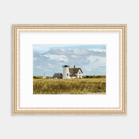 Framed Art, Stage Harbor Lighthouse, Chatham, Cape Cod, Framed Print, Coastal, New England, Cape Cod Wall Art, Beach Art, Cape Cod Art, Art