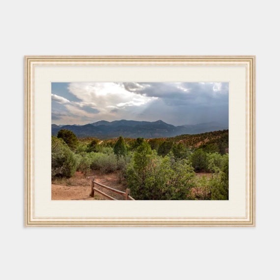 Colorado, Garden of the Gods, Canvas, Colorado Artwork, Colorado Photography, Mountain Home Decor, Photography, Canvas Wall Art, Horseback