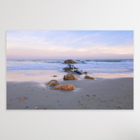 Narragansett Artwork, Scarborough Beach, Narragansett, Rhode Island, Canvas, Fine Art, Photography, Wall Art, Home Decor, Coastal, Beach Art