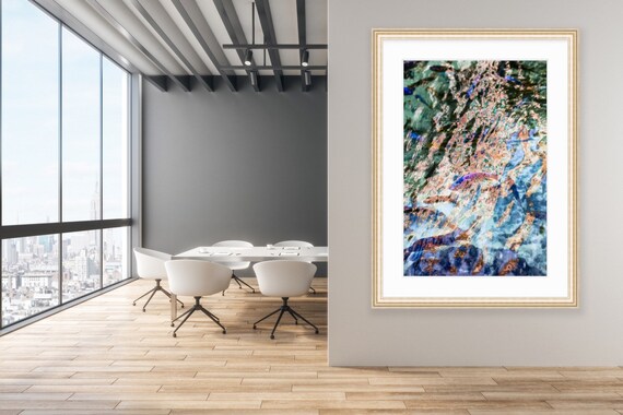 Framed Art, Bahamas, Atlantis, Paradise Island, Bahamas Framed Art, Atlantis Art, Framed Print, Tropical Art, Modern Art, Abstract,Ocean,Koi