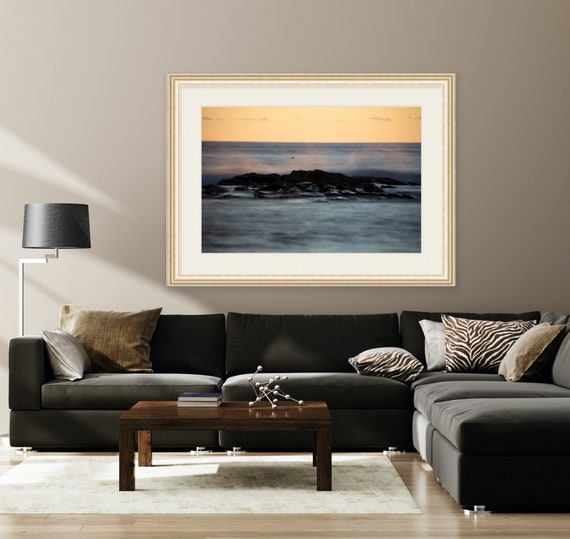 Newport Sunset, Castle Hill Beach Cottage, Newport, Rhode Island, Art, Artwork, Photograph, Sunset, Ocean, Waves, Seascape, Coastal, RI