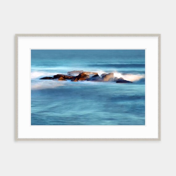 Rhode Island Wall Art, Watch Hill, Westerly, Rhode Island, Canvas Art, New England Art, Seascape, Rhode Island Photography, Ocean Art, Waves