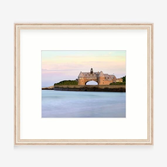 Gift Boxed, Framed Art, Narragansett Towers, Narragansett, Rhode Island, Framed Print, Coastal, Rhode Island Wall Art, Gift, Art,New England