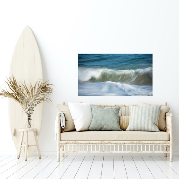 Martha’s Vineyard Canvas Art, South Beach, Martha's Vineyard, Beach, Photography, Canvas, Coastal, Beach Decor, Wall Art, Waves, Seascape,MV