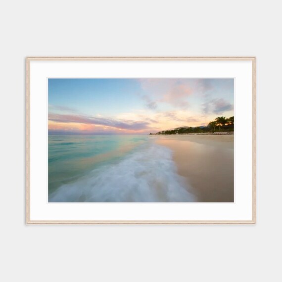 Turks and Caicos, Framed Art, Grace Bay Beach, Framed Print, Coastal, Turks and Caicos Photography, Wall Art, Beach Art, Coastal Art, Ocean