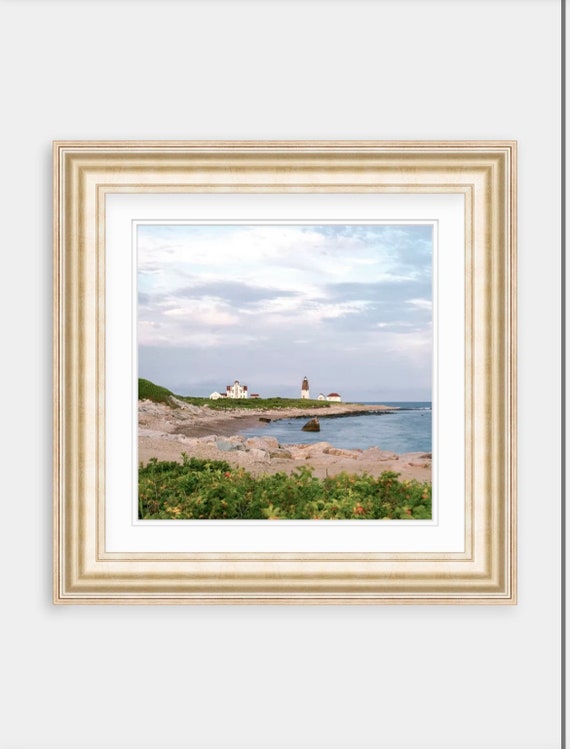Point Judith Lighthouse Photo: Coastal New England Art Print