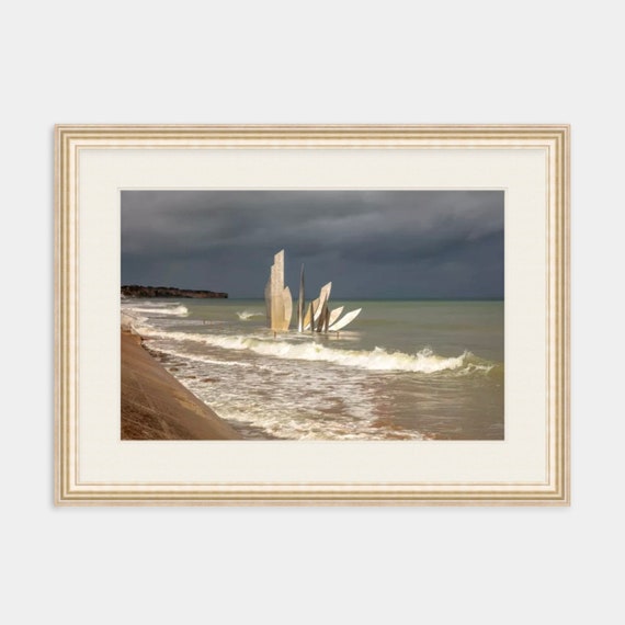 Omaha Beach, Normandy, France, D-Day, World War II, Photography, Wall Art, Artwork, Print, Photograph, Normandy France Photography, Photo