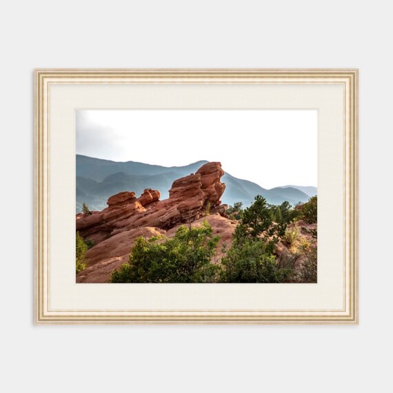 Framed Art, Garden of the Gods, Colorado Springs, Colorado, Framed Print, Mountain Artwork, Colorado Artwork, Wall Art, Nature Photography