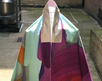 Tallit (medium-weight twill & satin prayer shawl) | Kol / Voice