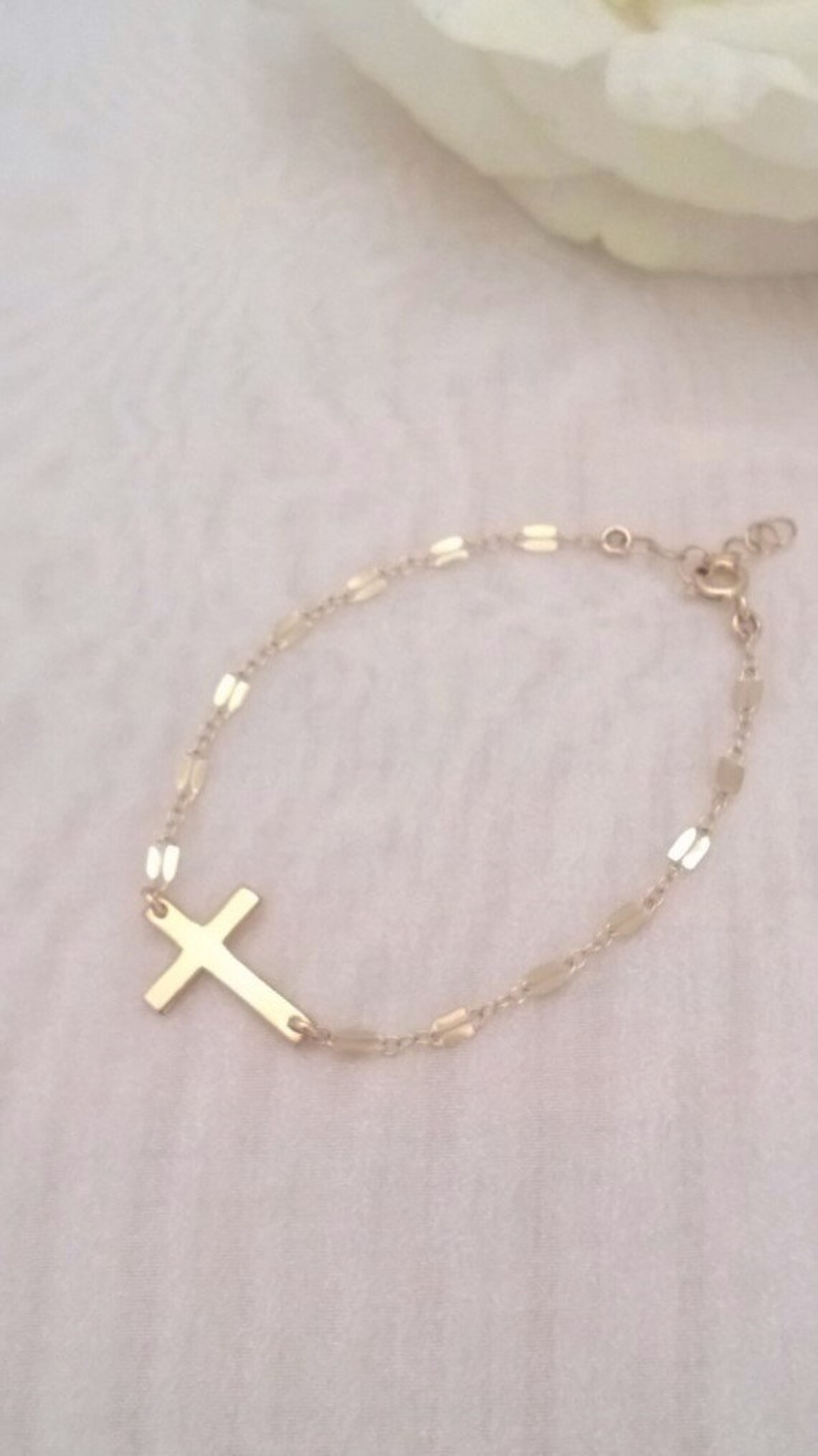 Cross bracelet 14k gold filled gold cross bracelet for women Etsy