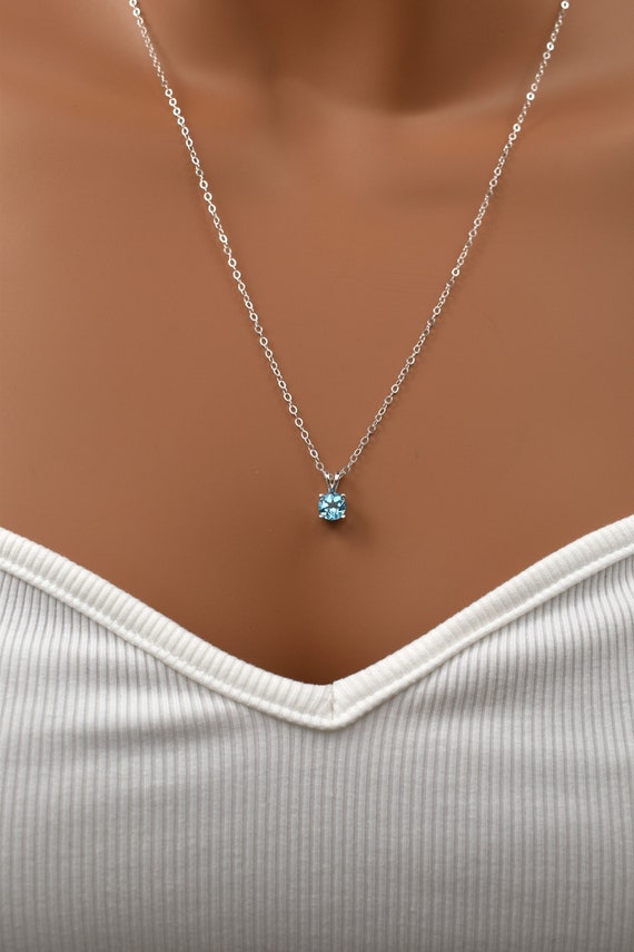Sapphire Diamond Necklace Blue American Diamond Necklace Silver Sapphire CZ Necklace  Blue Faux Diamond Blue Sapphire Necklace - Etsy | Etsy jewelry necklace,  Diamond necklace set, Sapphire diamond necklace