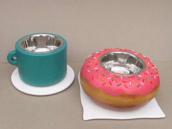 donut dog bowl