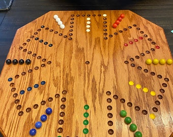 Aggravation game board - 6 player - painted holes