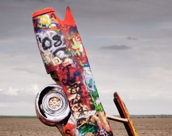 Cadillac Ranch I - Giclée Art Print: Graffiti, Amarillo Texas Road Trip, Travel Photography