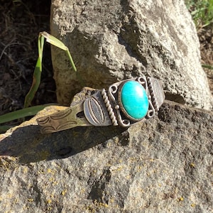 Native Turquoise Sterling Cuff