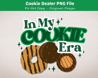 Cookie Dealer PNG: Troop Shirt Design (Digital Download)