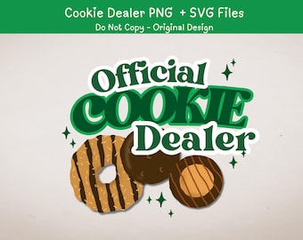 Cookie Dealer PNG + SVG: Troop Shirt Design (Digital Download)