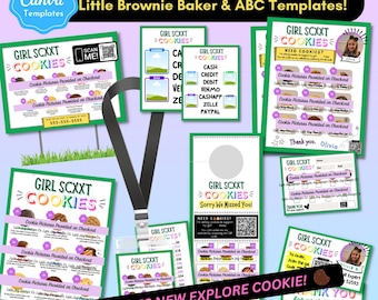 2026 Scout Keksstand Bündel: Neuer Keks!! ABC & LBB Baker Sales Kit (bearbeitbares PDF)