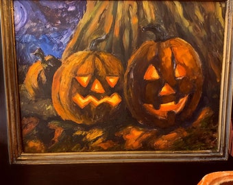 Harvest Hill Original Oil Painting