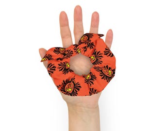 Jack O Lantern Halloween Scrunchie / Herbst Scrunchie / Spooky Season Scrunchie