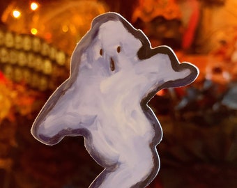 Spooky Ghost Sticker
