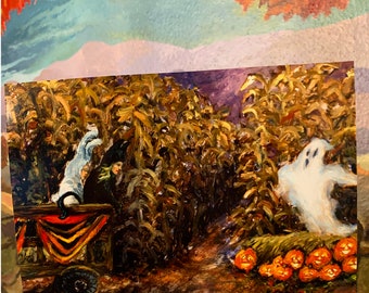 A Ghostly Haunted Hayride