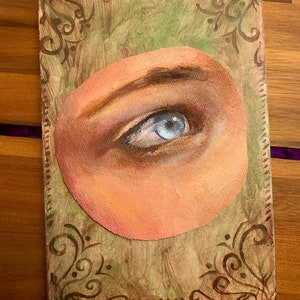 Blue Lover&#39;s Eye 5x7 Inch Eye Portrait Print