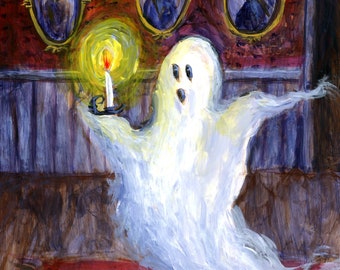Haunted Halls 8x10" Print