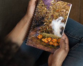 Halloween Geist & Halloween Notizbuch: Gruselige Saison Journal